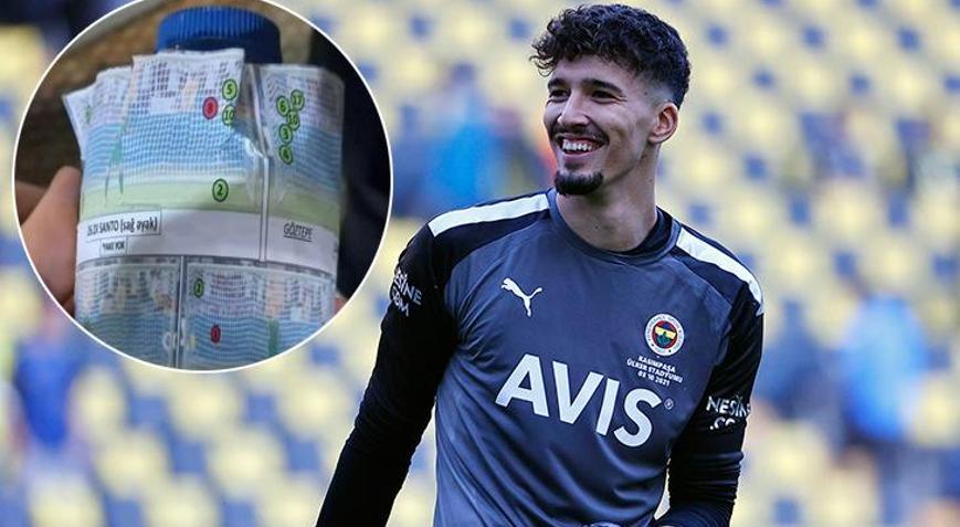 Fenerbahçede Altay Bayındırın sırrı ortaya çıktı Herkes su şişesini konuşuyor