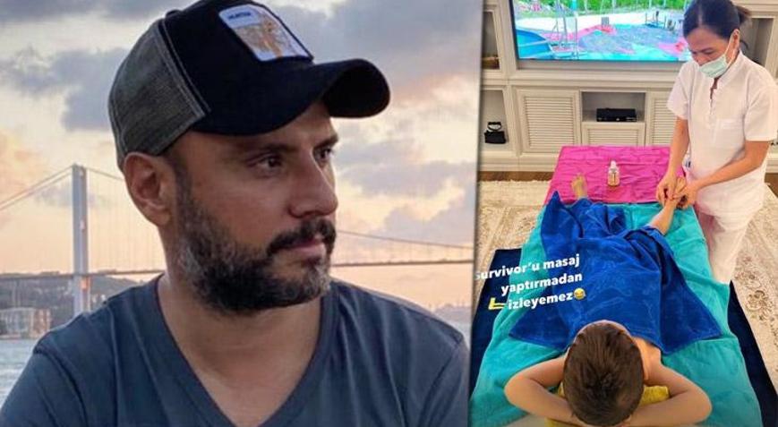 Alişandan masaj fotoğrafına gelen tepkilere cevap