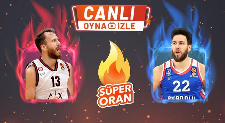 Olimpia Milano - Anadolu Efes canlı bahis heyecanı Misli.comda