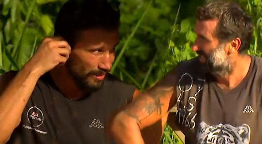 Survivor’da ödül oyunu sırasında Hikmet ve Adem birbirine girdi: Seni çuval gibi yere sererim