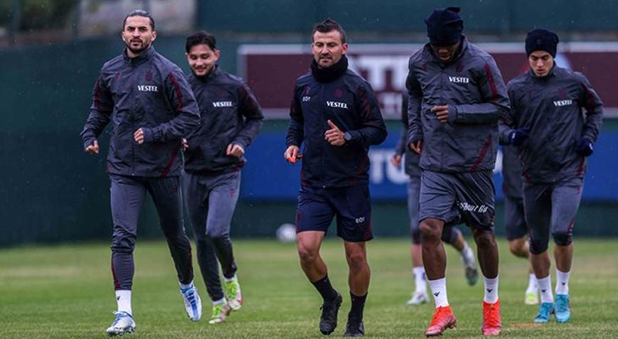 Trabzonspor, Başakşehir maçı hazırlıklarına 6 eksikle başladı