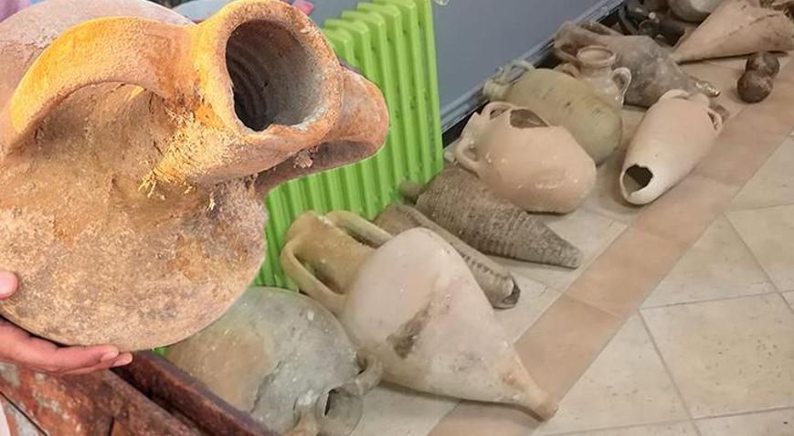 Kocaelide çok sayıda amfora ele geçirildi