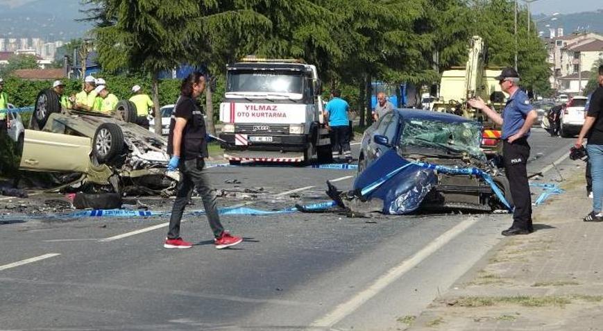 Orduda zincirleme kaza 2’si ağır 6 kişi yaralandı