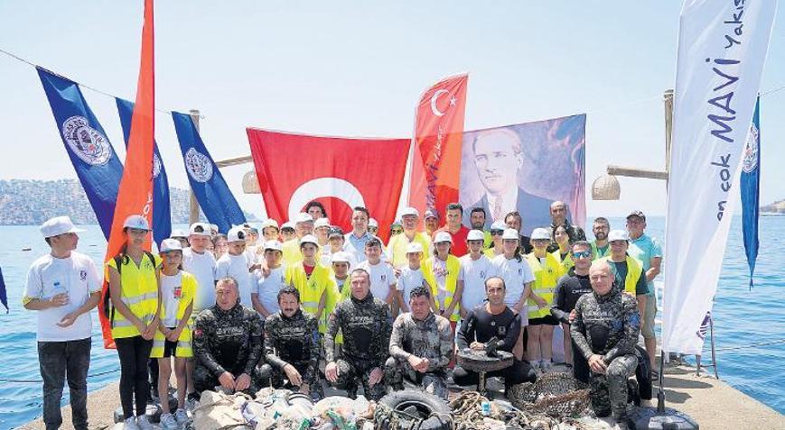 181 kilo atık toplandı