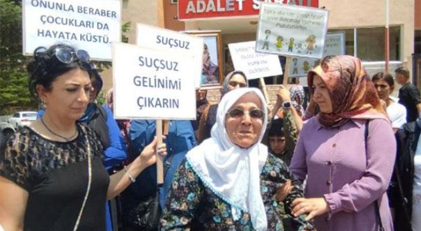 Şiddet uygulayan kocasını öldüren Fatma tahliye edildi, kayınvalidesi sevinçten ağladı