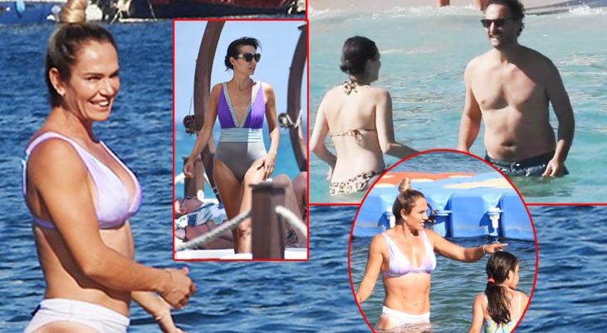 Ünlü isimlerin Bodrum ve Çeşmede tatil keyfi