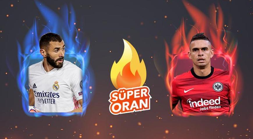 Real Madrid - Eintracht Frankfurt maçı Tek Maç, Süper Oran ve Canlı Bahis seçenekleriyle Misli.com’d