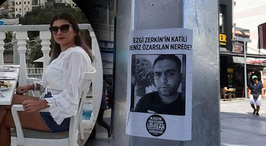 Ezginin cinayet şüphelisinin bulunması için ilan bastırıp, sokaklara astılar