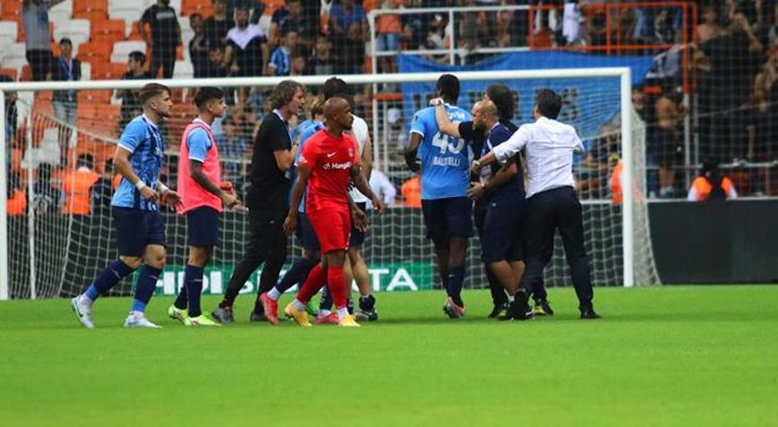 Adana Demirsporda Mario Balotelli ve Vincenzo Montella maç sonu tartıştı