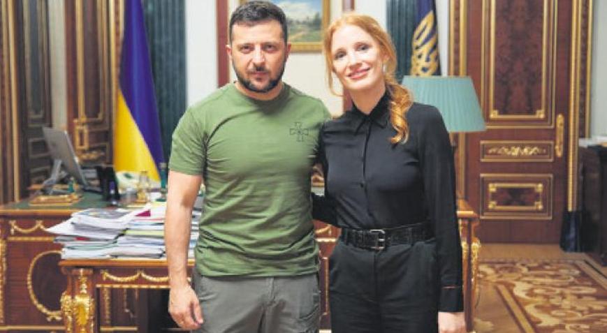 Jessica Chastain yaşananları belgeledi