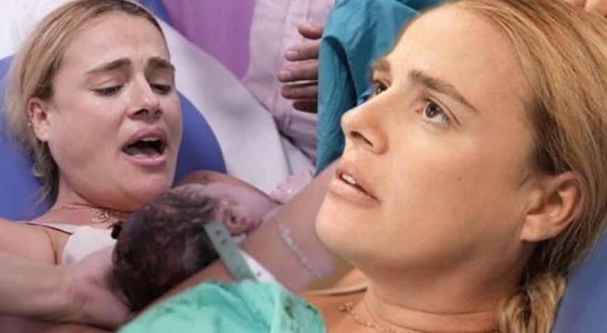 Seda Güvenden doğumhane fotoğrafları Kucağına alınca her şeyi unutuyorsun