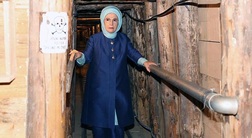 Emine Erdoğan, Umut Tünelini ziyaret etti