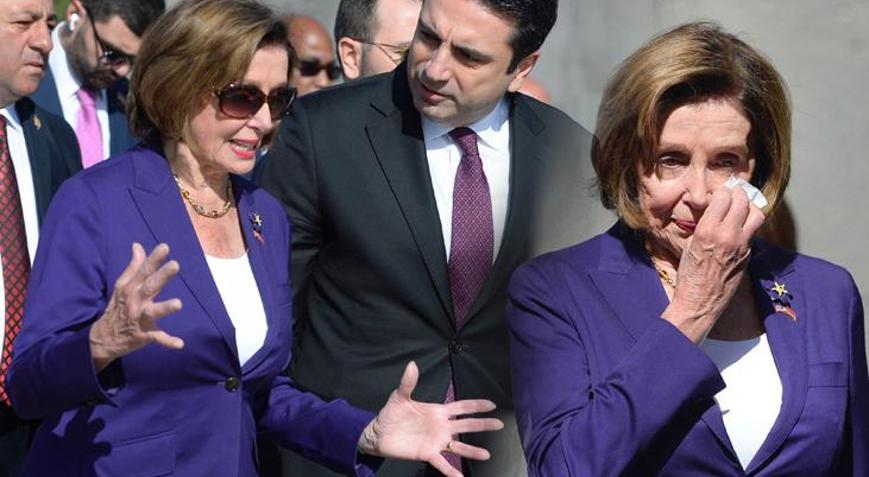 Pelosiden Ermenistan ziyaretinde skandal sözler: Sorumlu Azerbaycan ve Türkiye