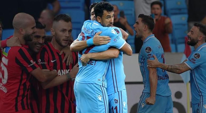 Trabzonspor, Gaziantep FKyı 90+8de devirdi 5 gol ve penaltı