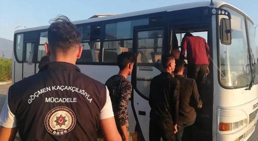 81 ildeki huzur operasyonunda 788 düzensiz göçmen yakalandı