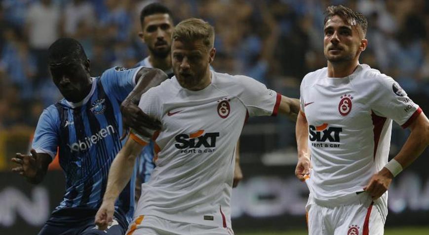 Adana Demirspor - Galatasaray maçında denge bozulmadı Kırmızı kart çıktı
