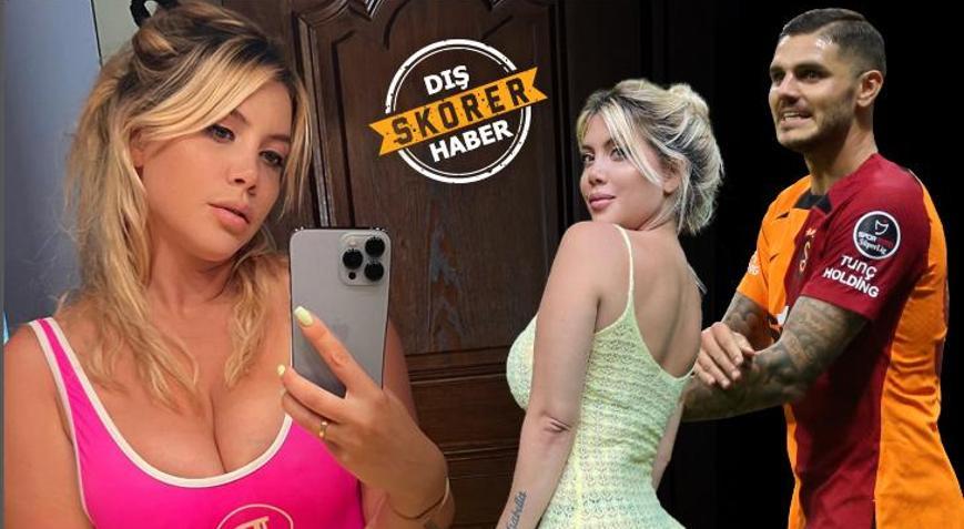 Mauro Icardi, Wanda Nara için Arjantine gitti Korumaları dışarı attı