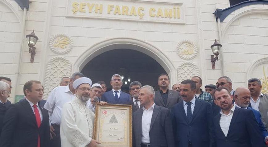 Diyanet İşleri Başkanı Erbaş, Siirt’te cami açılışına katıldı