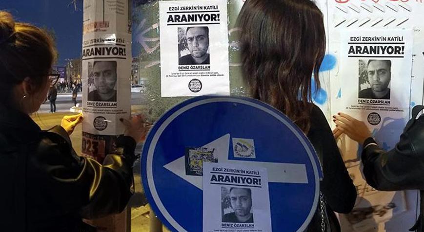 Ezginin katilinin bulunması için 17 şehirde duvar ve direklere afişler yapıştırıldı