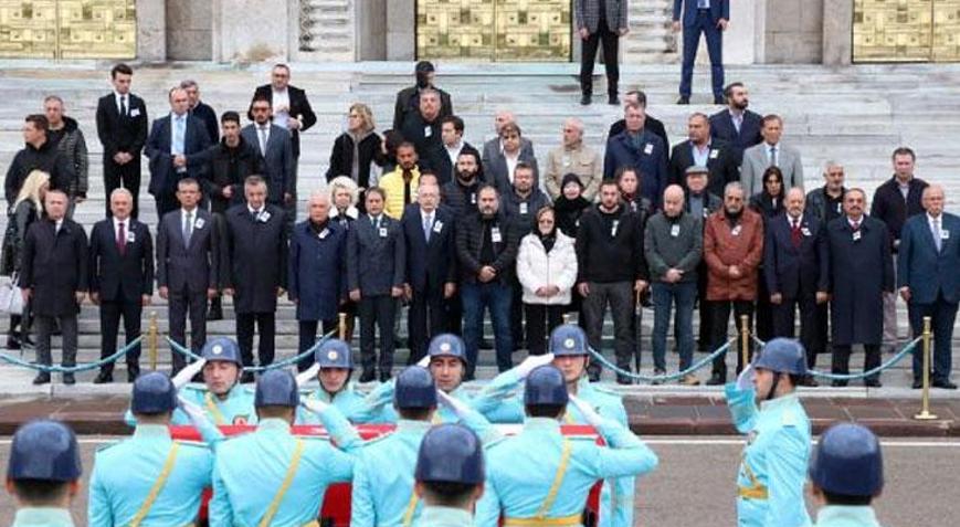 Eski milletvekili Atilla Sın için TBMMde tören