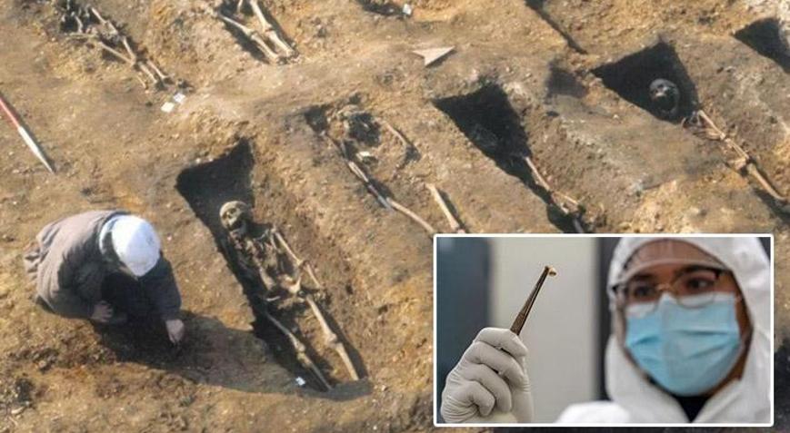 700 yıldır sürüyor 206 iskelet Kara Ölümün etkisini ortaya serdi...