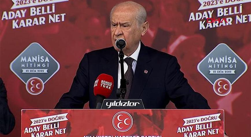Kimyasal silah iddiası Bahçeli: TSKya iftira atıldı, CHPnin içinden destek geldi