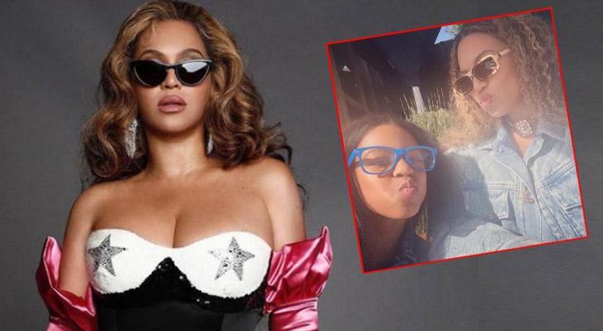 Beyonce Giyilebilir Sanat Galasına katıldı Kızı Blue Ivy geceye damga vurdu