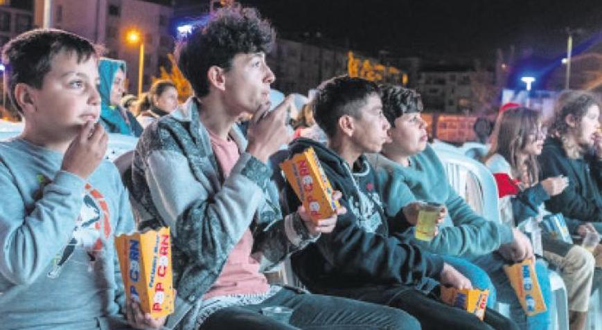 Açık havada sinema keyfi