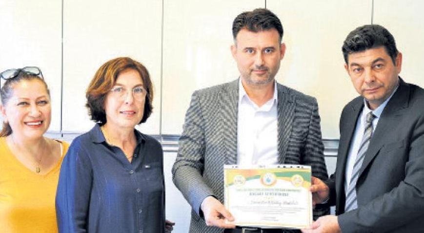 Çine’den çevreci okullara ödül