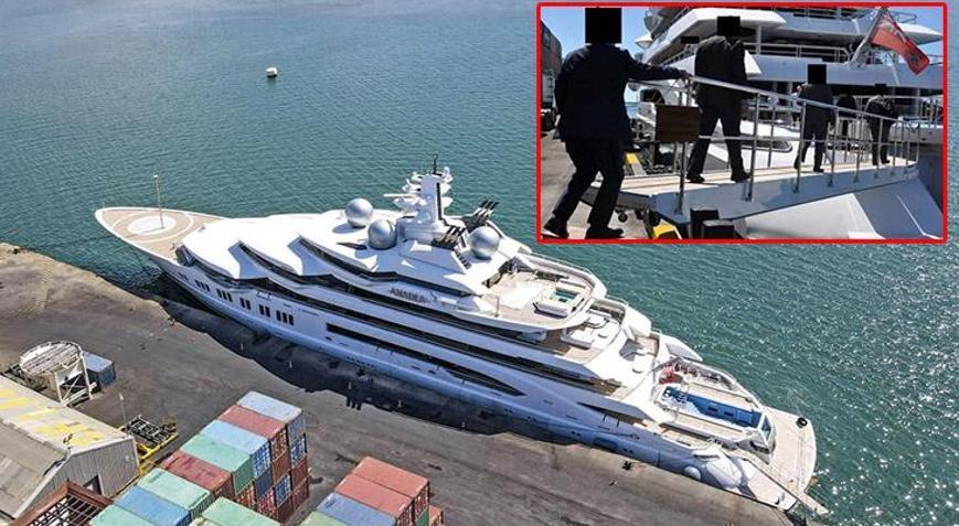 Rus oligarkın 325 milyon dolarlık yatına böyle el konuldu