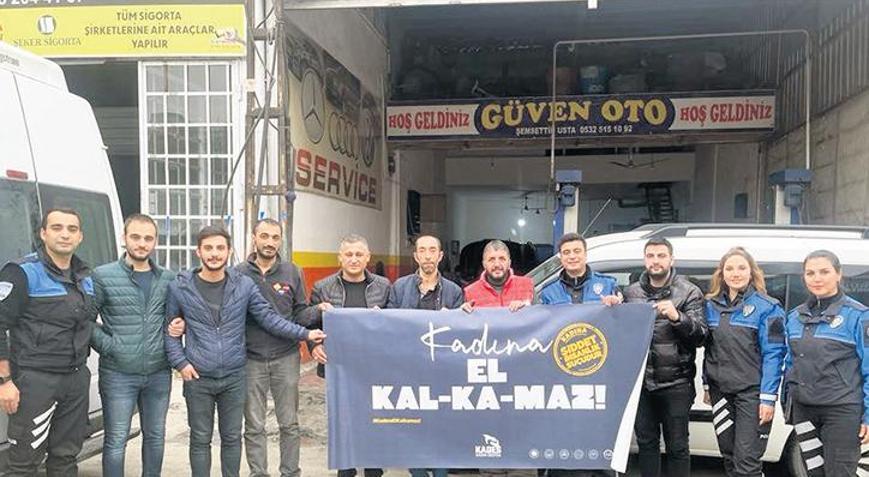Kadına el kal-ka-maz