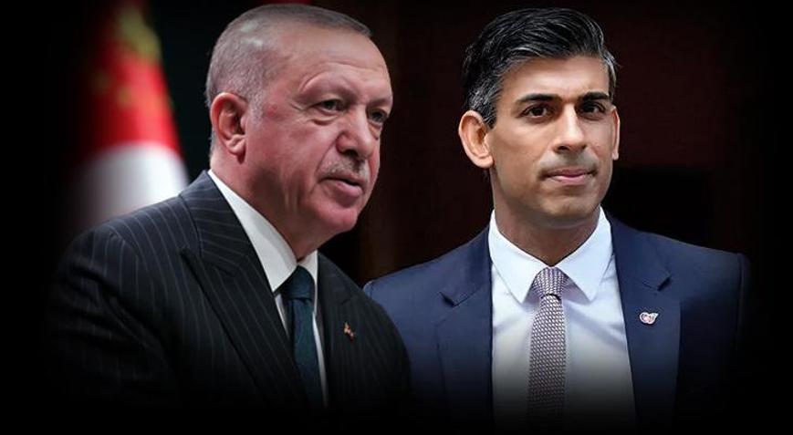 Cumhurbaşkanı Erdoğan, Rishi Sunak ile görüştü