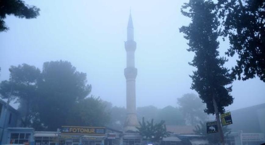 Şanlıurfada, sis etkili oldu