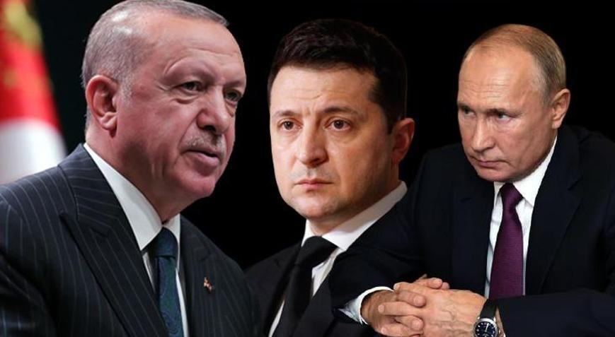 Erdoğan barış için devrede Putin ve Zelenskiy ile görüştü