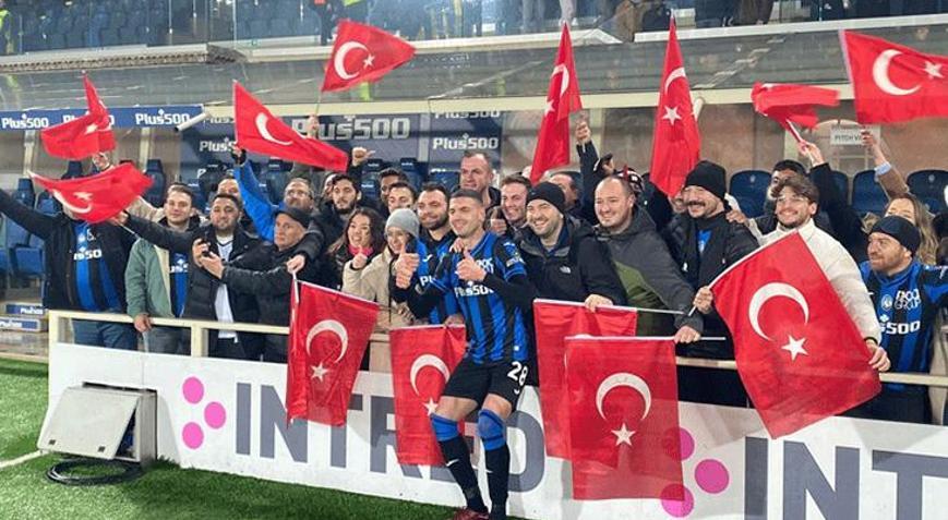 Atalantanın 8-2 kazandığı maçta Merih Demirala büyük destek
