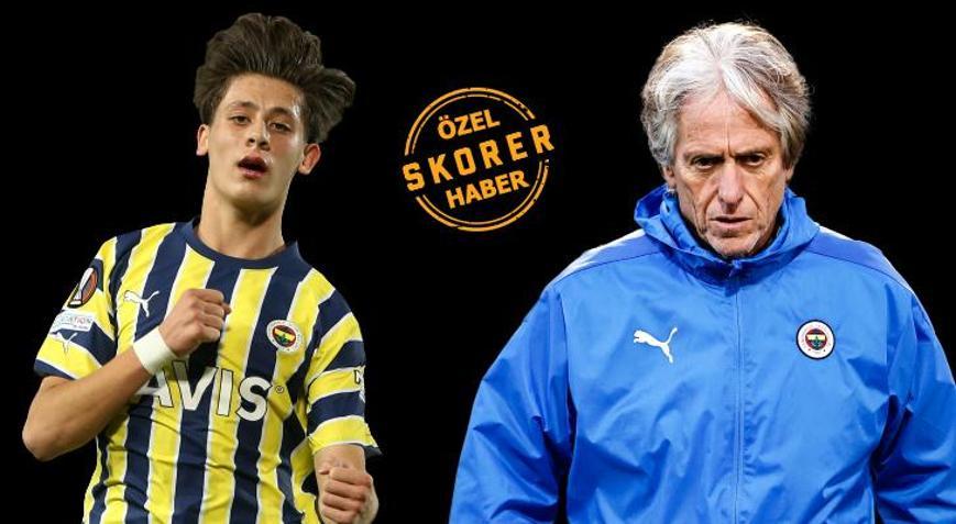 Fenerbahçede forma Arda Gülerin Jorge Jesus kararını verdi