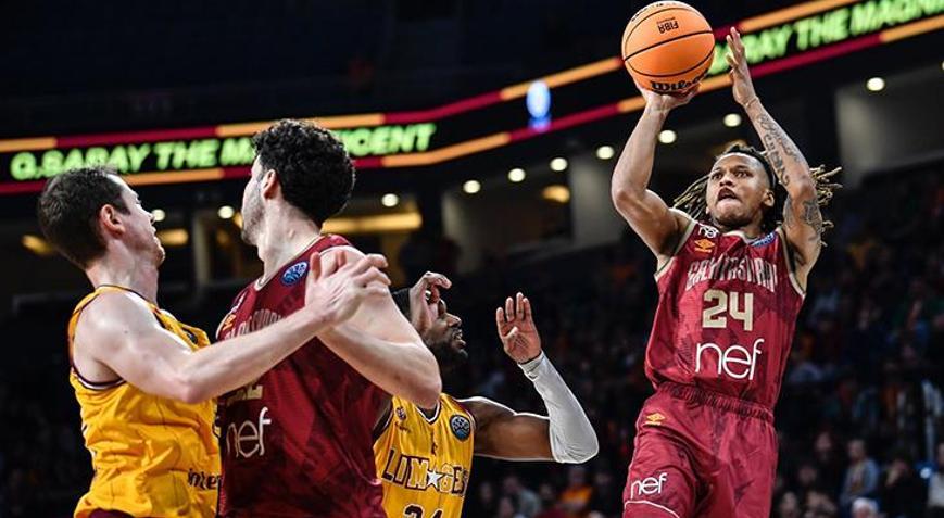 Galatasaray Nef, Limogesi farklı mağlup etti