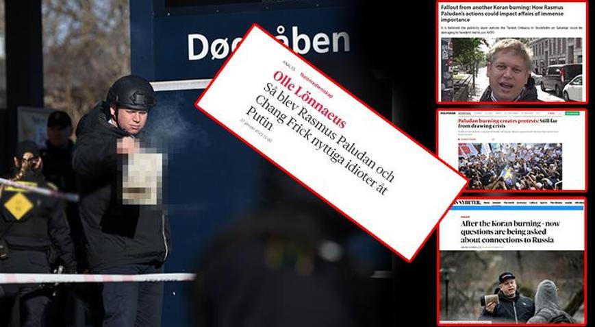 İsveç ve Danimarka yangın yeri Aptal Paludan