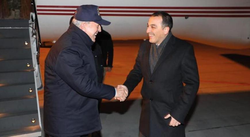 Bakan Akar, Kış Tatbikatı için Kars’a geldi