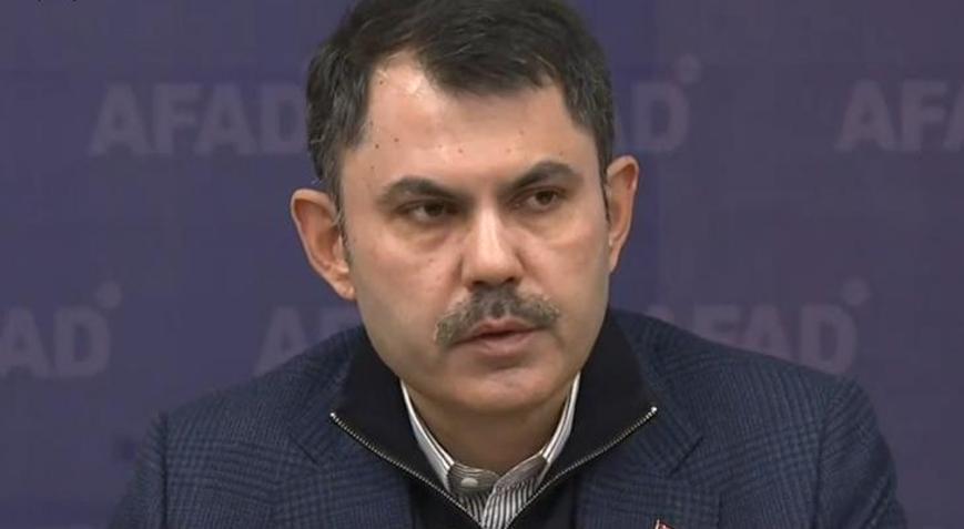 Deprem bölgesi Gaziantepte son durum Bakan Kurum açıkladı