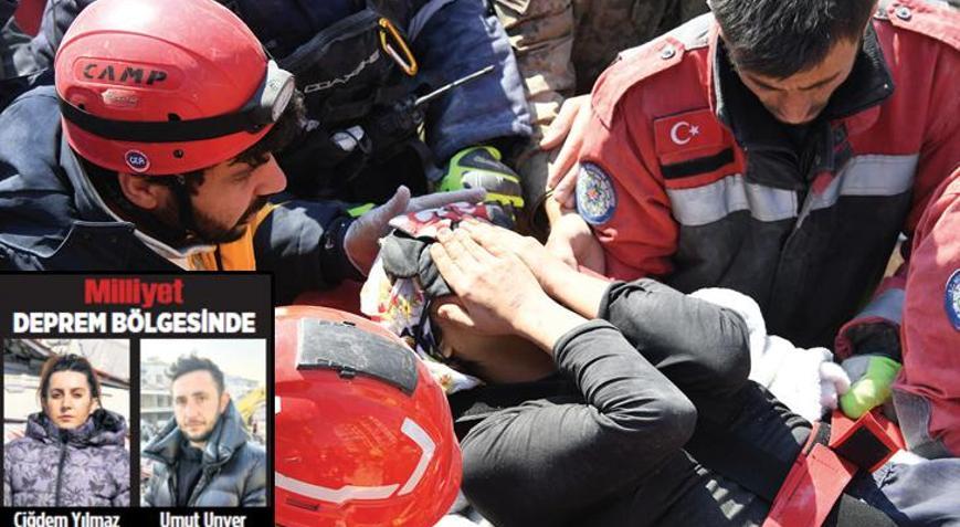 Depremin yıkıma uğrattığı bölgeden peş peşe mucizeler