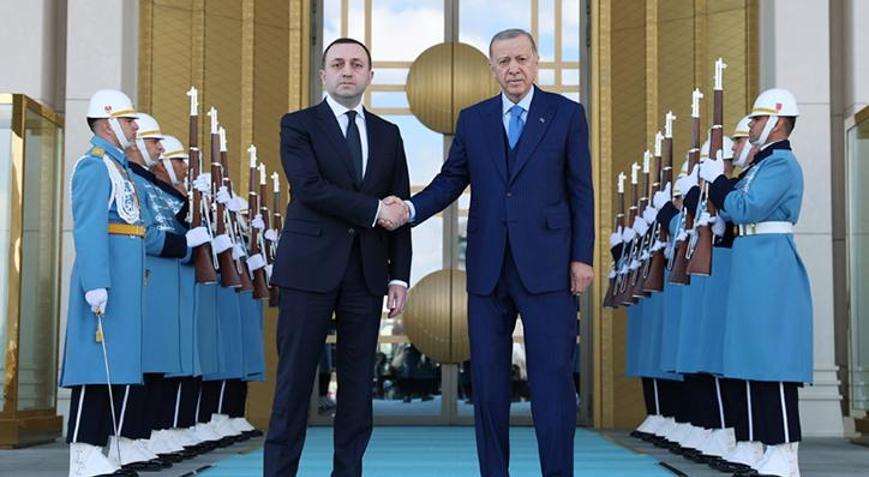 Erdoğan, Gürcistan Başbakanı’nı kabul etti