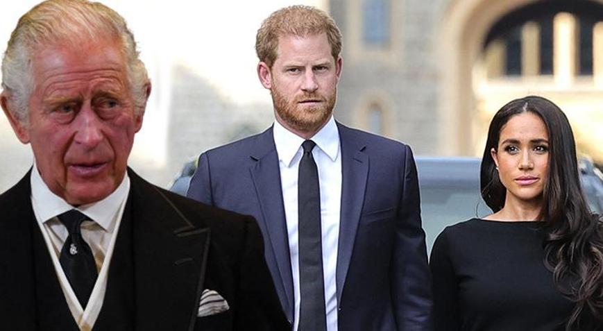 Kral Charlestan Harry ve Meghan için beklenmedik hamle Ofisinden e-posta aldılar