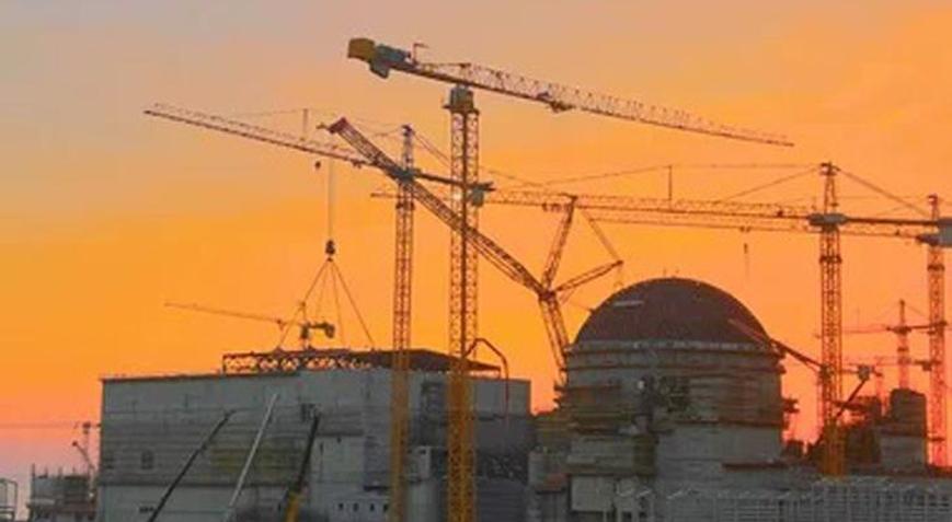 Akkuyu NGSnin 1inci ünitesinin türbin binasındaki çatının montajı tamamlandı