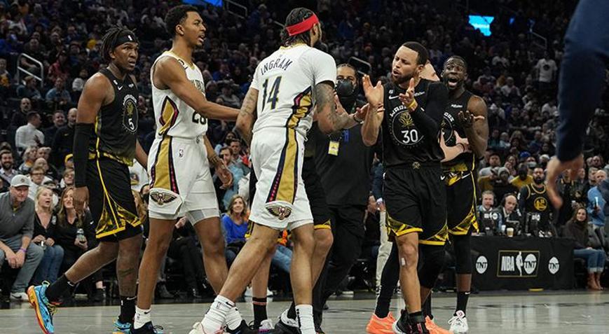 New Orleans’ı mağlup eden Golden State Warriors, yeniden play-off potasına girdi