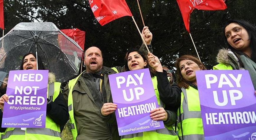Heathrow Havalimanı’nda 10 günlük grev