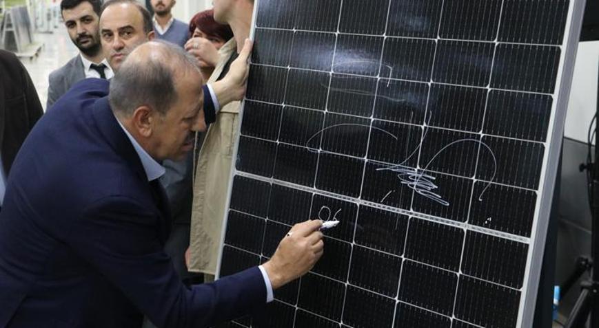Kalyon Holding, güneş enerjisi panelinde yeni fazı devreye aldı