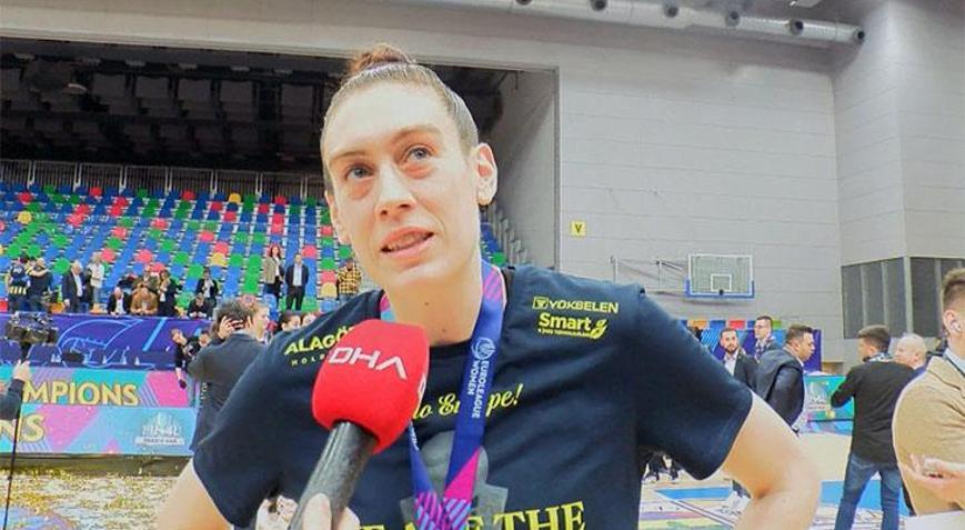 Finalde rekor kıran MVP Stewart: Kendimi harika hissediyorum