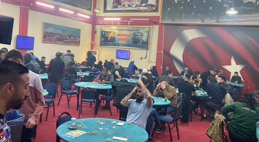 İzmirde kumar operasyonu 171 kişiye 693 bin 405 TL ceza kesildi
