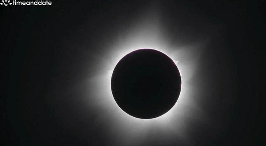 Hibrit Güneş tutulmasında gökyüzü 60 saniye karardı Akıllara durgunluk verici